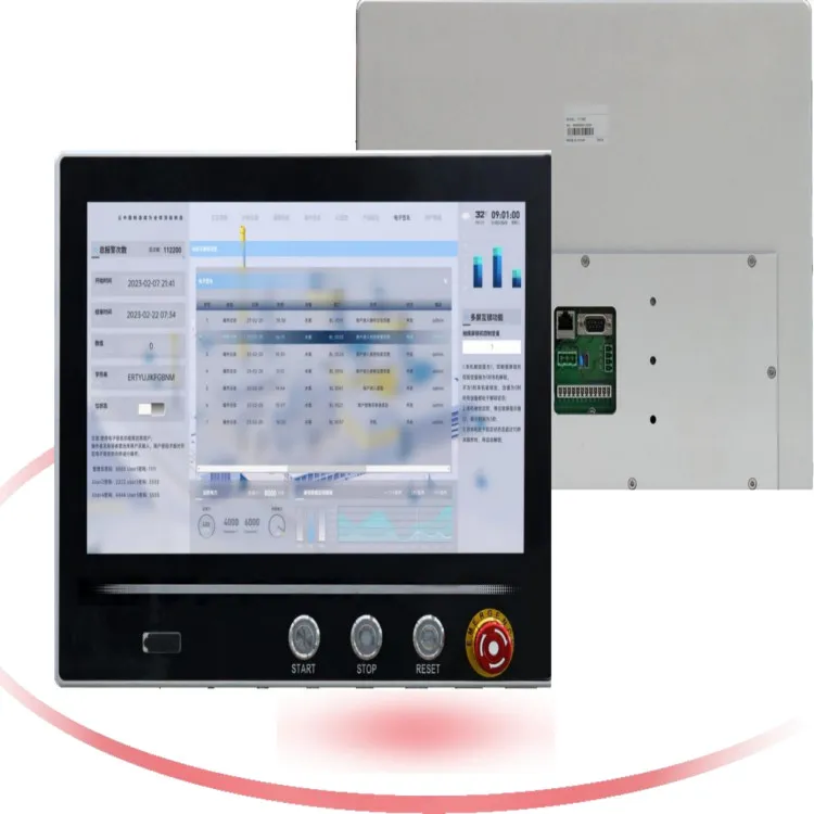 Button-integrated HMI